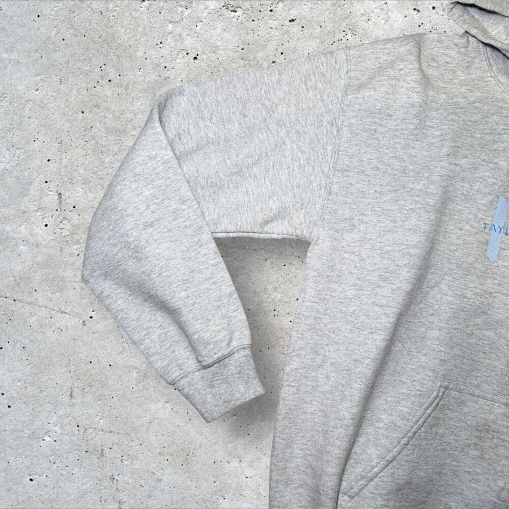 Taylor Swift 1989 Taylor’s Version Hoodie Small Gray Pullover Sweatshirt Merch - Picture 5 of 11